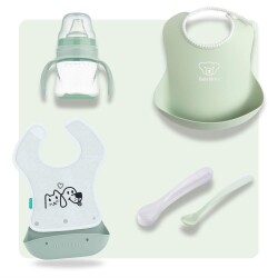 BabyBjörn & Mamajoo 4'lü Beslenme Seti - Powder Green - 1