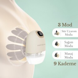 Gaia Wearable Single Breast Pump 140 Ml | 27-Level Adjustment - 5