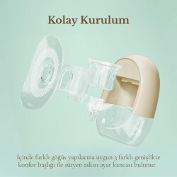 Gaia Wearable Single Breast Pump 140 Ml | 27-Level Adjustment - 7