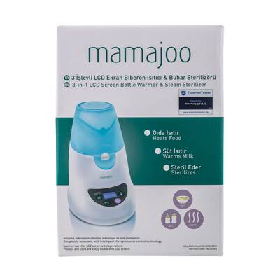 Mamajoo 3-in-1-Digital-LCD-Wärmer und Dampfsterilizator