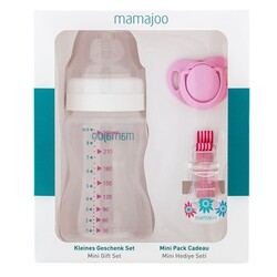 Mamajoo 3 İşlevli Buhar Sterilizatörü Mini Hediye Seti 250 ml Pembe - Thumbnail