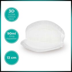 Mamajoo 3D Disposable Göğüs Pedi Ultra Emici ve İnce, 3 X 32 Adet - 2