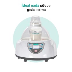 Mamajoo 5 İşlevli Buhar Sterilizatörü, Kurutucu, Mama ve Süt Isıtıcı, Buharda Pişirme, LCD ekran - 4