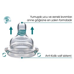 Mamajoo Anti-Kolik-Flaschensauger mit Aufbewahrungsbox / 0+ Monate, klein, 2er-Pack - Thumbnail