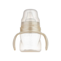 Mamajoo Auslaufsichere Trink-Lernbecher Pearl 160ml mit Griff & Anti-Kolik Weicher Schnabel 