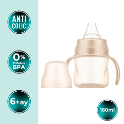 Mamajoo Auslaufsichere Trink-Lernbecher Pearl 160ml mit Griff & Anti-Kolik Weicher Schnabel - 2