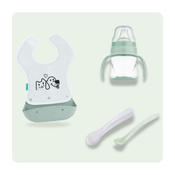 Mamajoo Beslenme Seti - Powder Green - 1
