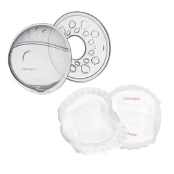 Mamajoo Breast Shell Set & Ultra Absorbent Breast Pads 13 cm / 60 pieces - Thumbnail