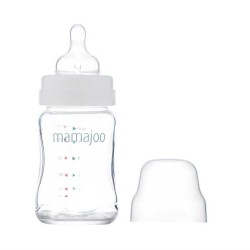 Mamajoo Cam Anti-Kolik Biberon 180 ml, Yenidoğan Bebek, 0Ay+, Yavaş Akışlı - 4