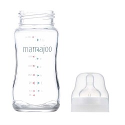 Mamajoo Cam Anti-Kolik Biberon 240 ml, 6 Ay+, Orta Akışlı - 5