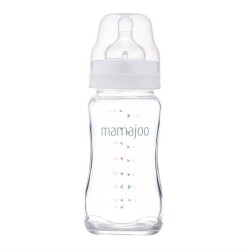 Mamajoo Cam Anti-Kolik Biberon 240 ml, 6 Ay+, Orta Akışlı - 3