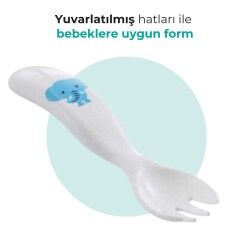 Mamajoo Design Spoon & Fork Set Elephant - 4