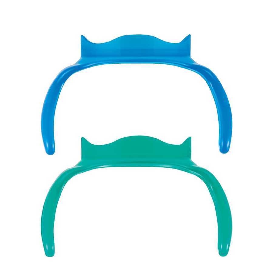 Mamajoo Training Cup and Bottle Handles, Blue / Green - Mamajoo