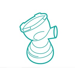 Mamajoo Elektronik Göğüs Pompası Sağım Kiti Gövde Alt - Mamajoo