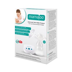 Mamajoo Elektronik Kompakt Tekli Göğüs Pompası & 4'lü Anne Sütü Saklama Kabı Seti - Thumbnail