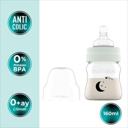 Mamajoo Gece & Gündüz Anti-Kolik Biberon 160 ml, Yenidoğan Bebek, 0 Ay+, Yavaş Akışlı - 2