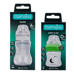 Mamajoo Gece & Gündüz Biberonu 160 ml & Silver Biberon 250 ml - Thumbnail