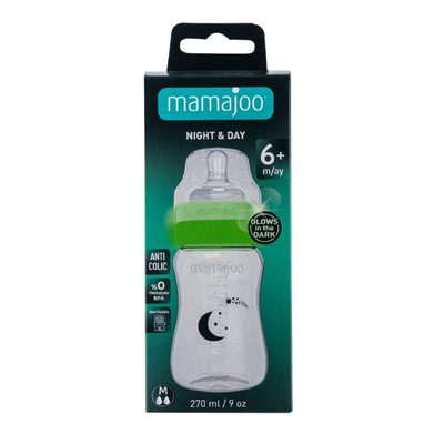 Mamajoo Gece & Gündüz Biberonu 270 ml & Eğitici Bardak Kulpu & Yedek İkili Bardak Ucu