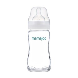 Mamajoo - Mamajoo Glas Babyflasche 240 ml