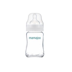 Mamajoo Glass Feeding Bottle 180 ml & 240 ml Twin Pack - Thumbnail