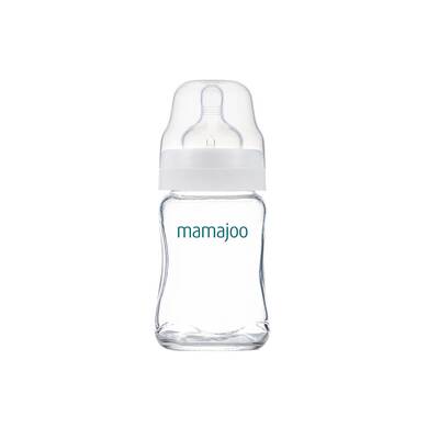 Mamajoo Glass Feeding Bottle 180 ml & 240 ml Twin Pack