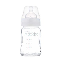 Mamajoo Glass Feeding Bottle 180ml - 3
