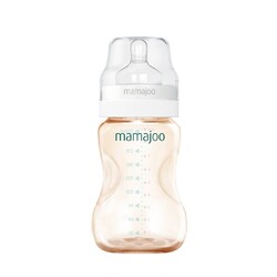 Mamajoo Gold Feeding Bottle 250 ml & Anticolic Bottle Teat Slow Flow & Storage Box - Thumbnail
