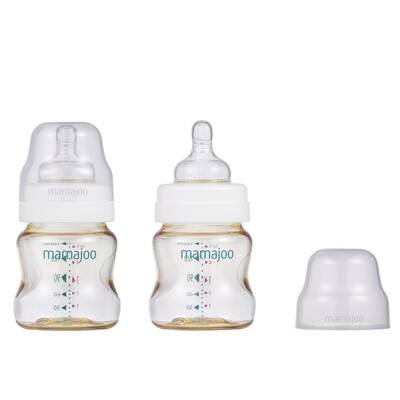 Mamajoo Gold Feeding Bottles 150ml Twin Pack