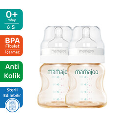 Mamajoo Gold Feeding Bottles 150ml Twin Pack - Thumbnail