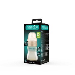 Mamajoo Gold Plus Anti-Kolik Biberon 150 ml, Yenidoğan Bebek, 0 Ay+, Yavaş Akışlı, PES Materyal - 8
