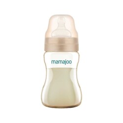 Mamajoo Gold Plus Anti-Kolik Biberon 250 ml, 6 Ay+, Orta Akışlı, PES Materyal - Mamajoo