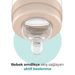 Mamajoo Gold Plus Anti-Kolik Biberon 250 ml, 6 Ay+, Orta Akışlı, PES Materyal - 5