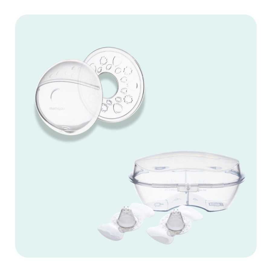 Mamajoo İkili Göğüs Ucu Koruyucu & Göğüs Kalkanı Seti - Mamajoo