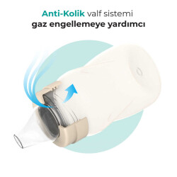 Mamajoo Kulplu Akıtmaz Alıştırma Bardağı, 270 ml, Pearl, 9 Ay+, 1 Adet - 3