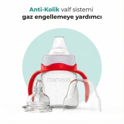 Mamajoo Kulplu Alıştırma Biberonu, Yılbaşı Özel Koleksiyonu 160 ml, 6 Ay+, 1 Adet - 4