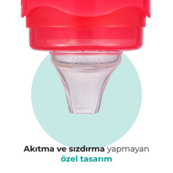 Mamajoo Kulplu Akıtmaz Alıştırma Bardağı, 160 ml, Pembe, 6 Ay+, 1 Adet - 4