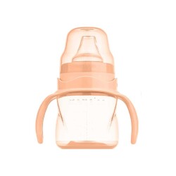 Mamajoo Kulplu Akıtmaz Alıştırma Bardağı , 160 ml, Powder Blush, 6 Ay+, 1 Adet - Mamajoo