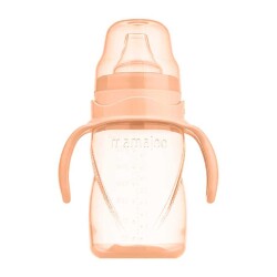 Mamajoo Kulplu Akıtmaz Alıştırma Bardağı, 270 ml, Powder Blush, 9 Ay+ 1 Adet - Mamajoo