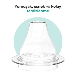 Mamajoo Kulplu Akıtmaz Alıştırma Bardağı, 270 ml, Powder Blush, 9 Ay+ 1 Adet - 4