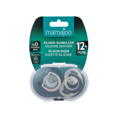 Mamajoo Kulplu Eğitici Bardak 270 ml & Saklama Kutulu İkili Emzik / Black