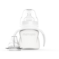 Mamajoo Kulplu Alıştırma Biberonu 160 ml, 6 Ay+, M Beden, Anti-Kolik - 1