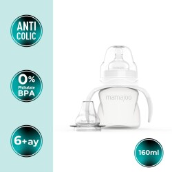 Mamajoo Kulplu Alıştırma Biberonu 160 ml, 6 Ay+, M Beden, Anti-Kolik - 2