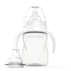Mamajoo Kulplu Alıştırma Biberonu 270 ml, 9 Ay+, L Beden, Anti-Kolik - Mamajoo
