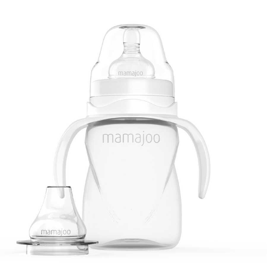 Mamajoo Kulplu Alıştırma Biberonu 270 ml, 9 Ay+, L Beden, Anti-Kolik - Mamajoo