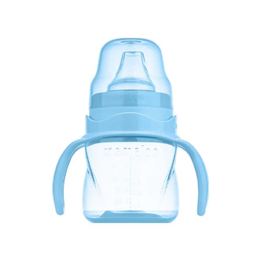 Mamajoo Leak-Proof Training Cups With Handles, Anti-colic, Blue 160 ml, 6 Mo+ - Mamajoo