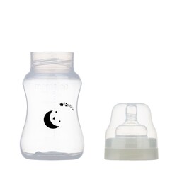 Mamajoo Nacht&Tag Babyflasche 270 ml & Anti-Kolik-Flaschensauger mit Aufbewahrungsbox / 0+ Monate, klein, 2er-Pack - Thumbnail