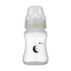 Mamajoo Nacht&Tag Babyflasche 270 ml & Auslaufsichere Trink-Lernbecher Schwarz 270ml mit Griff & Anti-Kolik Weicher Schnabel - Thumbnail