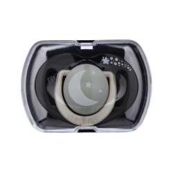 Mamajoo Newborn Baby Set| Black Anti-Colic Bottle 150 ml, Orthodontic Soother & Storage Box, 3-in-1 - 6