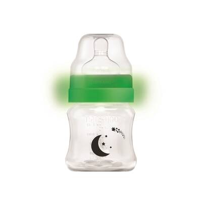 Mamajoo Night & Day Feeding Bottle 160 ml & Non Spill Training Cup Black 270ml with Handle & Orthodontic Design Soothers with Sterilization & Storage Box 6+ months