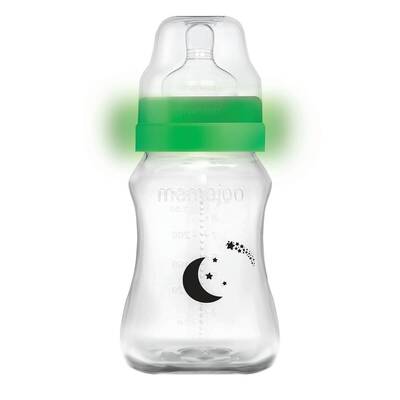 Mamajoo Night&Day Feeding Bottle 270 ml & Anticolic Bottle Teat Slow Flow & Storage Box
